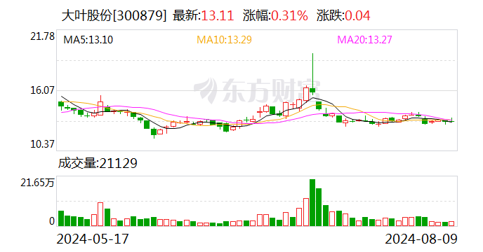 大葉股票最新消息深度解析，大葉股票最新消息深度解讀與分析