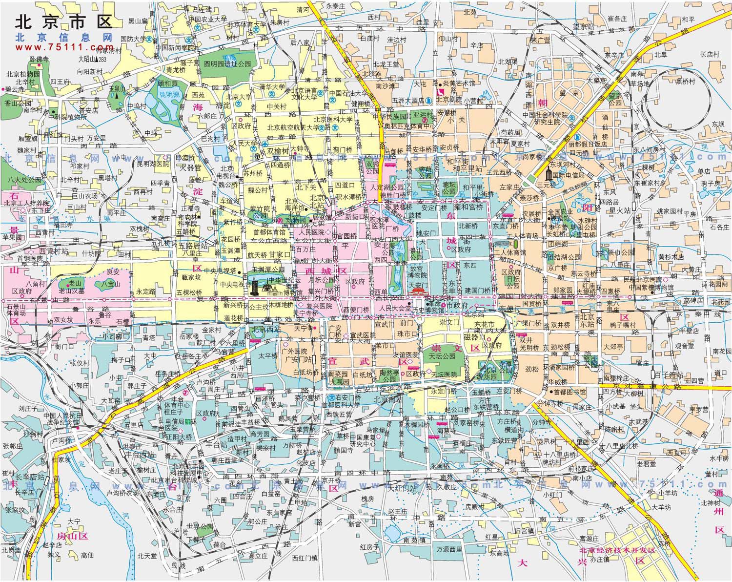 北京地圖最新版，探索古都的新面貌，北京地圖最新版，古都新面貌探索指南