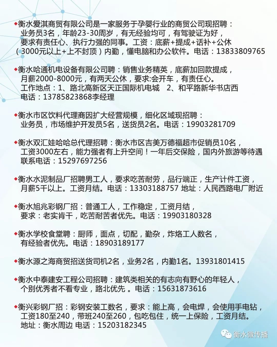 徐水最新招聘信息概覽，徐水最新招聘信息總覽