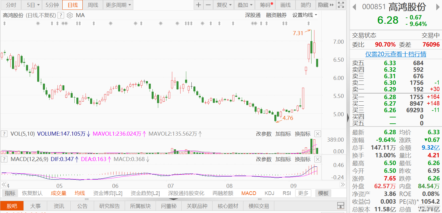 高鴻股份最新消息全面解析，高鴻股份最新消息全面解讀與分析